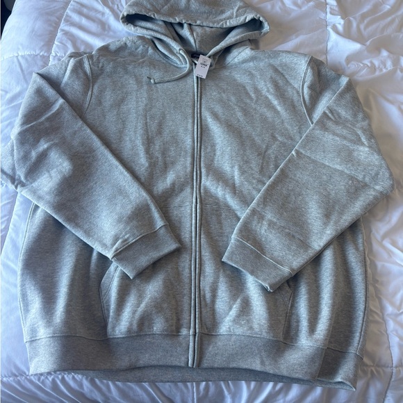 GAP Other - GAP Heather Gray Zip-Up Hoodie